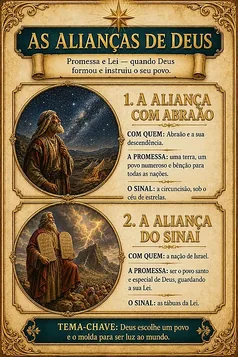 Mapa das alianças da promessa e da lei