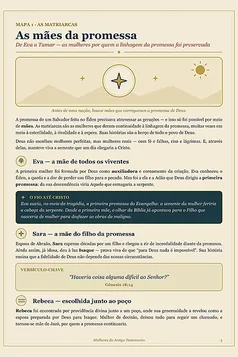 Página de estudo das mulheres do Antigo Testamento