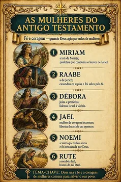 Mapa das mulheres de fé e coragem
