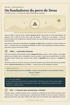 Página de estudo das personalidades