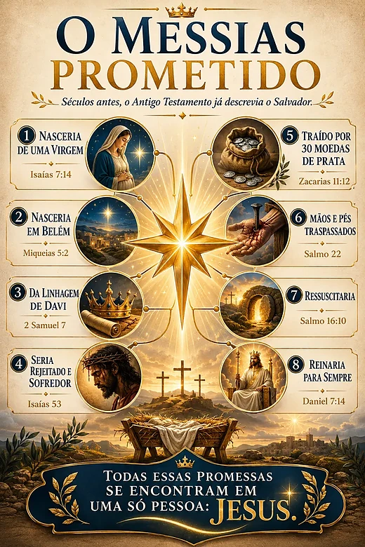Mapa: profecias do Messias