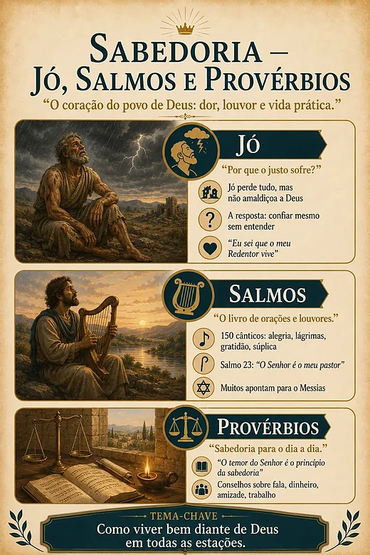 Mapa: Salmos e sabedoria